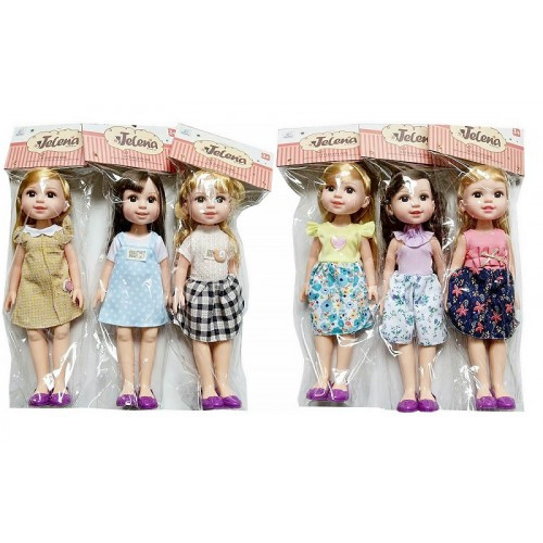 Лялька 43см 89067A/89067B 6видів в пакеті р.43х15.5см