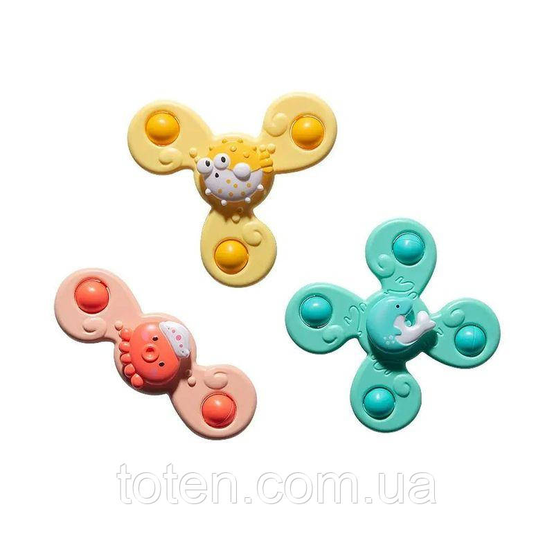 Іграшки - спіннери для ванної на присосках TM Sobebear арт. YL 1011 B топ, фото 1