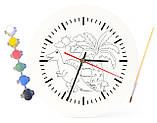 Дитячий набір для творчості годинник розмальовка Динозаври 30 см (Г0172), фото 4
