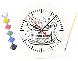 Дитячий набір для творчості годинник розмальовка День народження 30 см (Г0162), фото 4