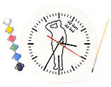 Дитячий набір для творчості годинник розмальовка Мій батько - Мій герой 30 см (Г0158), фото 4
