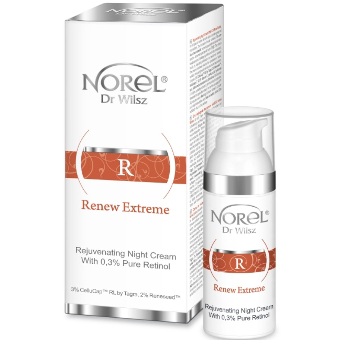 Rejuvenating night cream with 0,3% Pure Retinol, 50ml - Омолоджуючий нічний крем з 0,3% чистого ретинолу, фото 1