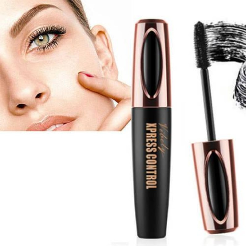 Туш для вій з ефектом подовження водостійка Vibely 4D Xpress Control Jw, фото 1