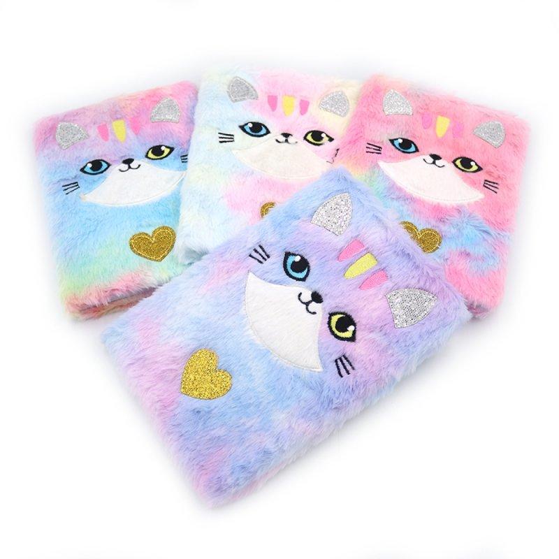 Блокнот пухнастий А4 "Кішечка" 80 аркушів 2173_DSCN G-Rich, фото 1