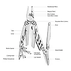 Xiaomi NexTool Flagship Pro Multifunctional Knife NE20286 Red Мультитул 16 в 1, фото 6