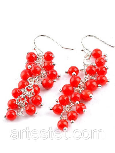Сережки з корала