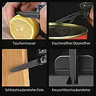 Xiaomi NexTool Mini Flagship Multifunctional Pliers NE20148 Dark Мультитул 11 в 1, фото 6