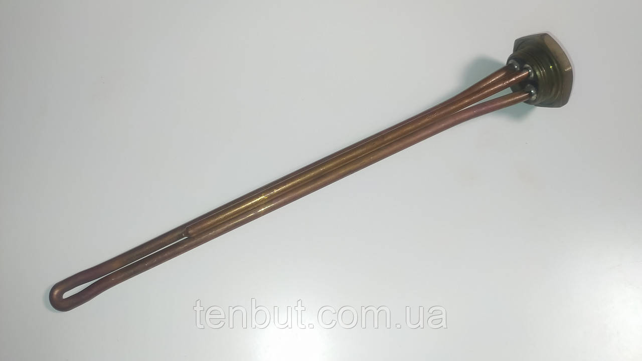 Тен в чавунну батарею мідний 2.5 кВт. / 220 В ( ліва ) різьба виробництво Італія Thermowatt, фото 1