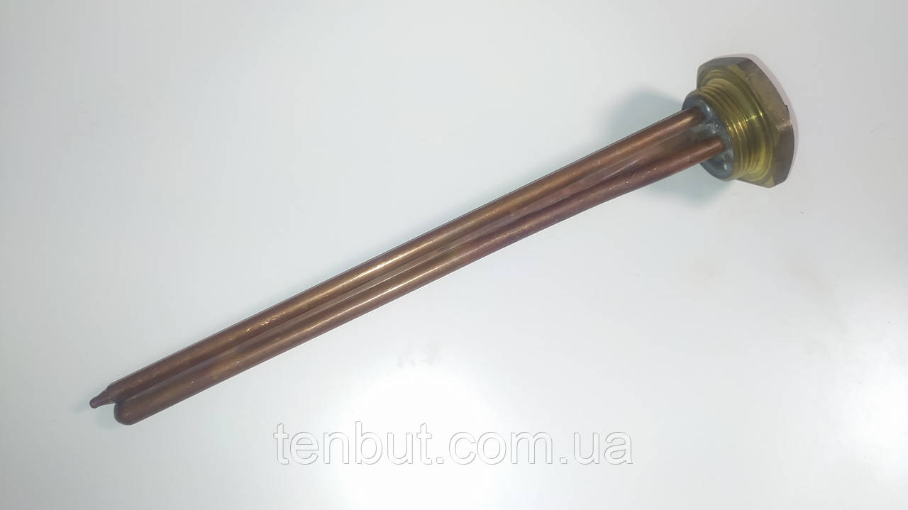 Тен в чавунну батарею 0.8 кВт. / 220 В мідний ( ліва ) різьба виробництво Італія Thermowatt, фото 1