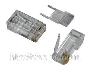 Коннектор RJ-45 (8Р8С) для Кабеля со Вставкой 5 Кат. — Купить Недорого ...