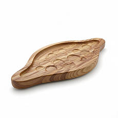 Дошка для подачі хачапурі по-аджарськи "Сенакі" ясень 42х20 см