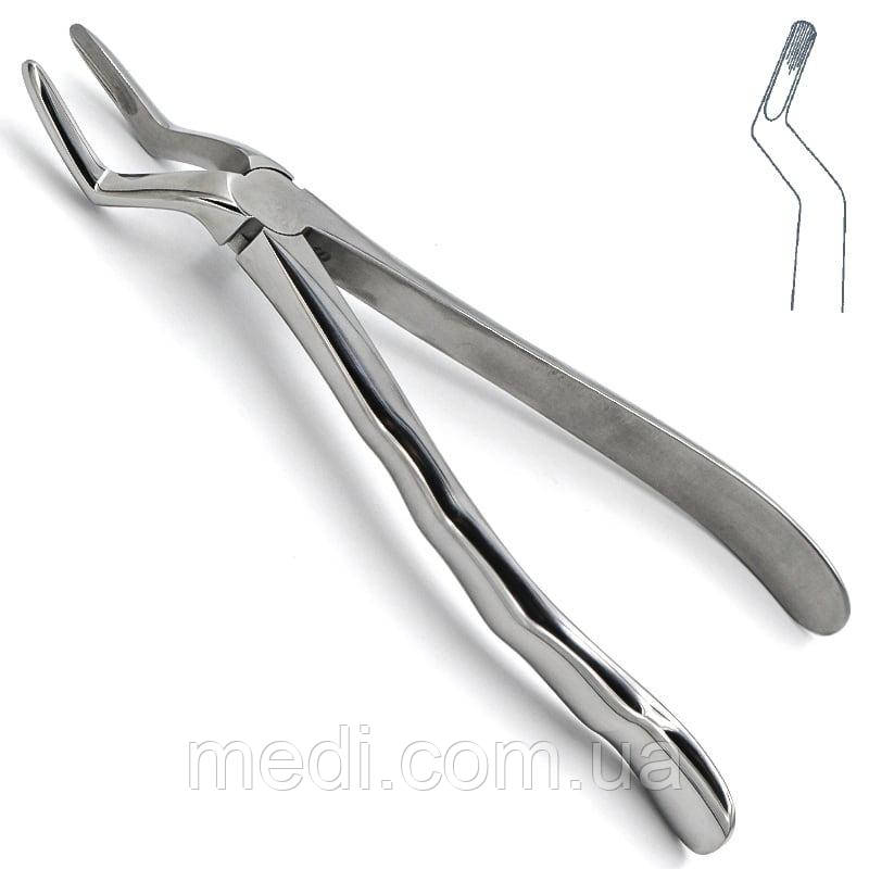 Щипці для видалення коренів зубів верхньої щелепи з широкими губками, № 52, типу Щ-183-А PIC-311, фото 1
