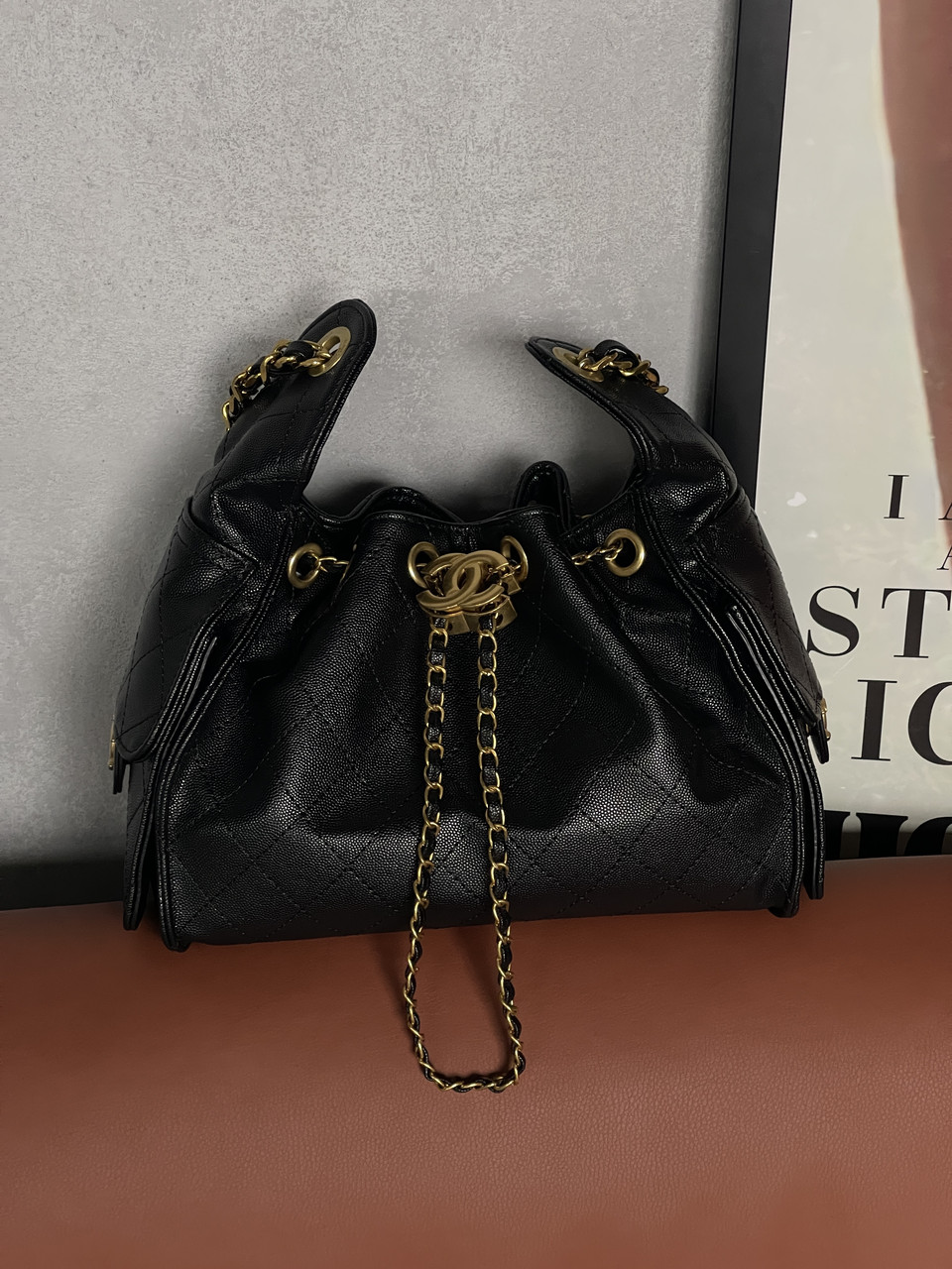 Сумка жіноча Chanel 25 Small Handbag Premium чорний Шанель торба, фото 1