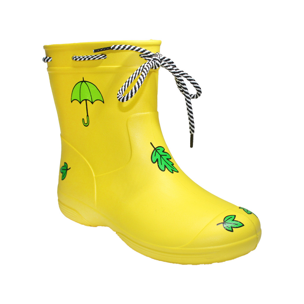 Чоботи жіночі Jose Amorales 119601 Жовті з принтом, фото 1