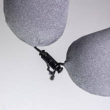 Подушка для шиї Smile&Hug U-подібна темно-сіра HP-56-14G