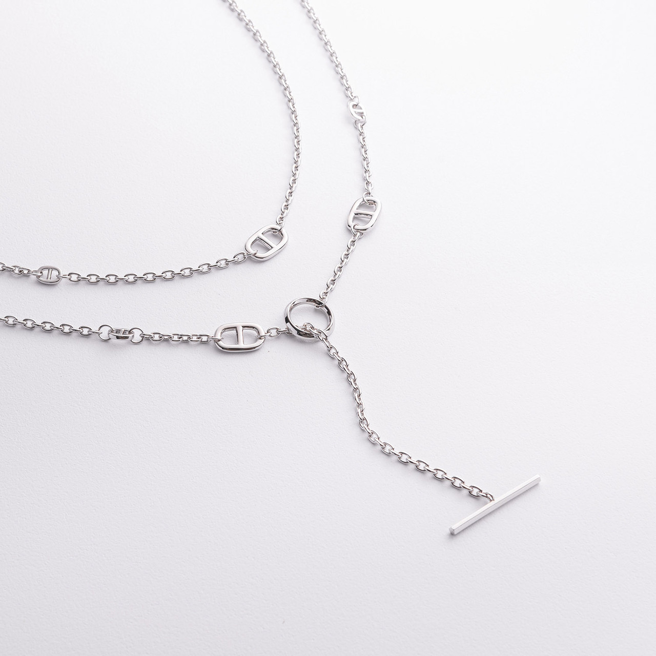 Срібне кольє-трансформер "Helen" 181363