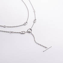 Срібне кольє-трансформер "Helen" 181363