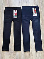 Лосини дитячі під джинс на хутрі зі стразами на дівчинку 6-10 років (мікс)"JEANS KIDS" недорого від прямого постачальника