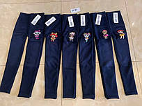 Лосини дитячі під джинс на хутрі на дівчинку 3-7 років (мікс) "JEANS KIDS" недорого від прямого постачальника