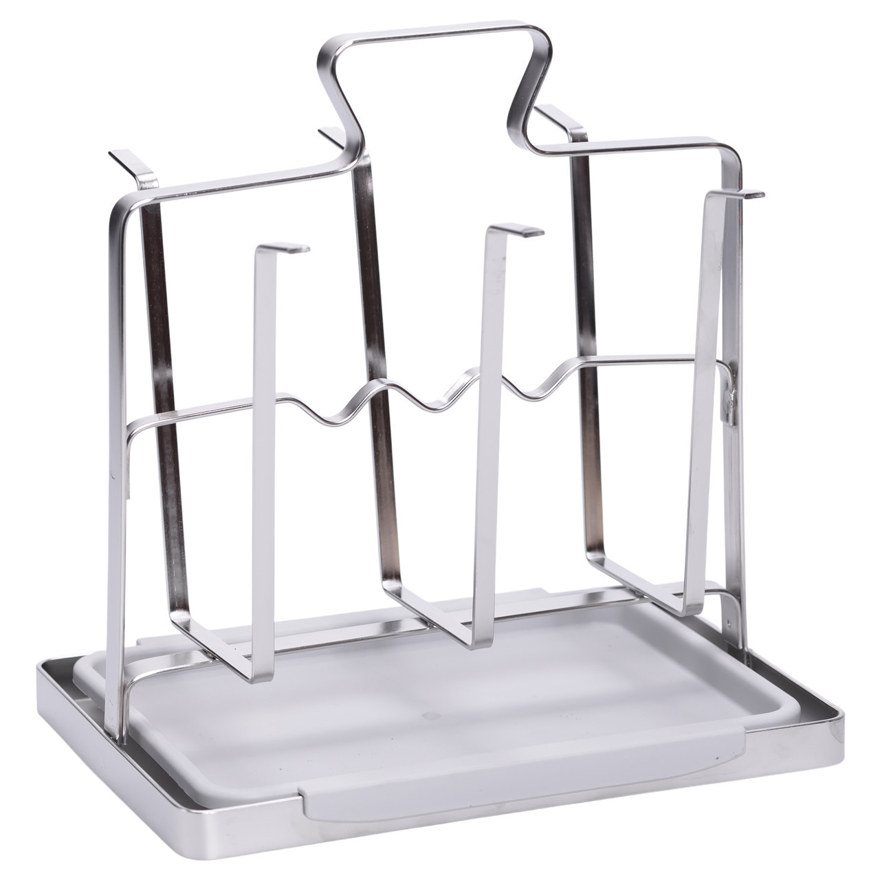 Сушарка-органайзер для посуду на кухню зі сталі HP-46-14, фото 1