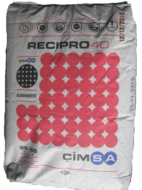 Глиноземистий Цемент Cimsa Recipro 40 (25 кг)