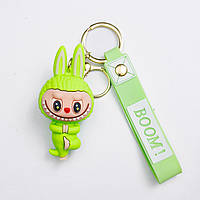 Дитячий брелок Beige Yoga 4×8 (см) для ключів, на сумку і рюкзак Салатовий HP-55-16GR