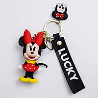 Дитячий брелок Мінні Маус 4×6,5 (см) для ключів, на сумку і рюкзак HP-55-23MINI