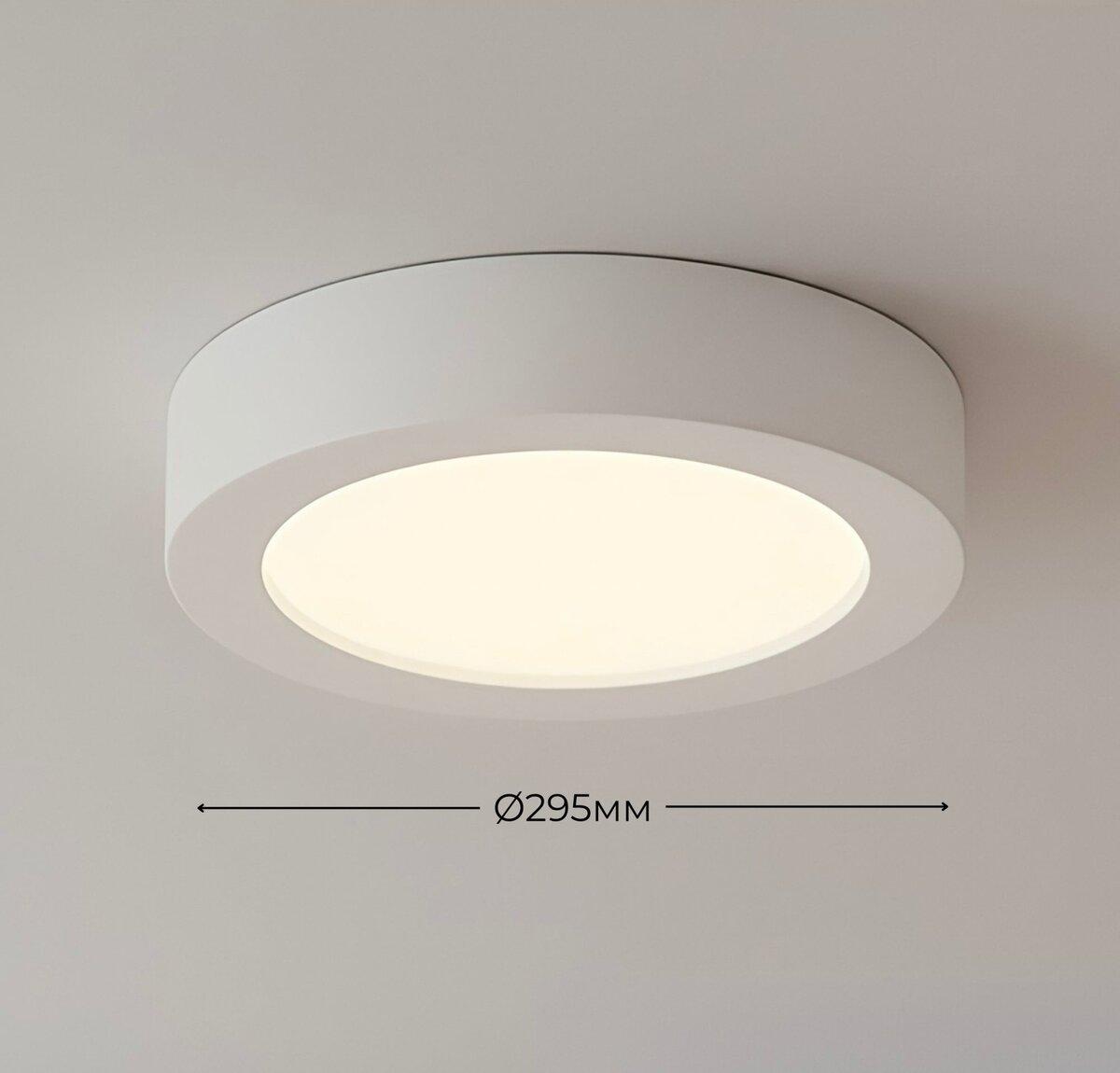 Світильник Sirius LED накладний круглий SM-24B 24W 6500К, фото 1
