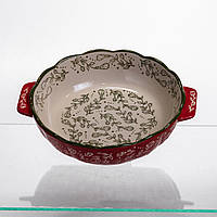 Форма для запікання Vintage Ø20 (см) кругла з ручками Червона HM04-06