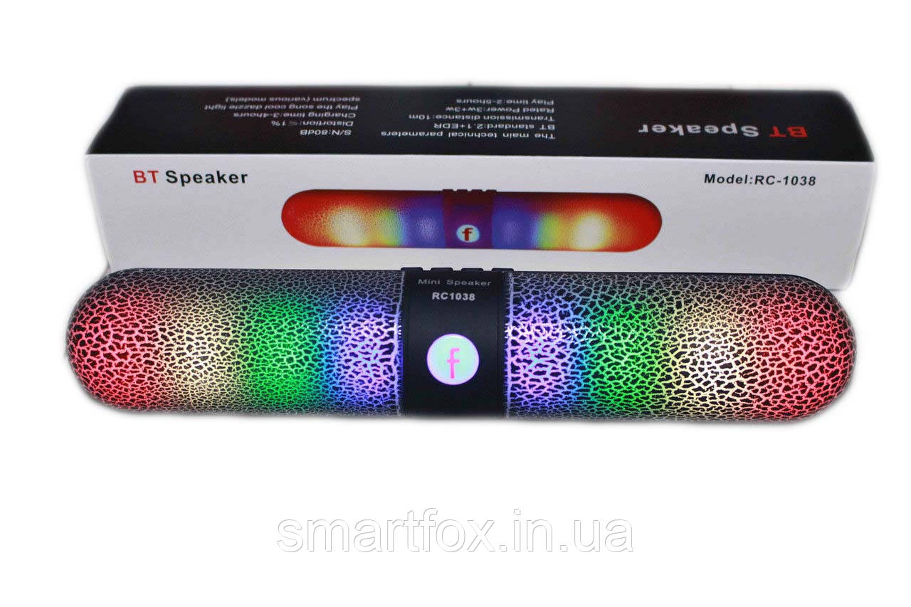 Портативна колонка Five Star LED RC1038(910) Bluetooth