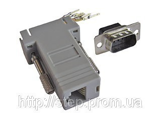 Перехідник GC-9MT6 DB-9 вилка — гніздо RJ-12 (6P6C)