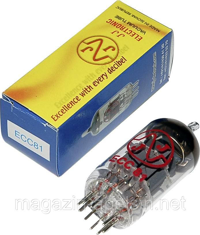 Електронна лампа ECC ECC 81 = 12 AT 7 BTB Vertrieb ECC 81 = 12 AT 7 Кількість контактів 9 Цокаль Noval Опис: Подвійний ВЧ тріод