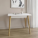 Обідній стіл LION Маямі-2 дерев'яні ніжки Німфея Альба (LION-041003), фото 9