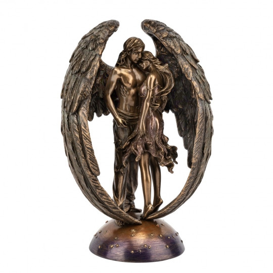 Статуетка Veronese Ангел-Охоронець, Кохання 25*10*16см, полістоун (76849A4)