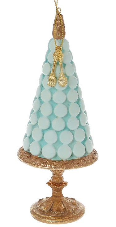 Ялинкова прикраса Торт Macaron 18 см, фото 1