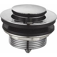 Донний клапан для ванни Zerix BV-07 1 1/2'' автоматичний СLICK-СLACK (Колір хром) (ZX6024)