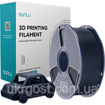 SUNLU PETG Midnight/Темна ніч 1,75 мм 1 кг - Пластик для 3D принтера / Філамент для 3д друку FDM, фото 3