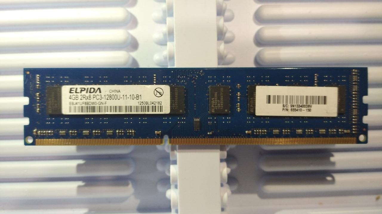 4GB DDR3 1600MHz Elixir PC3 12800U 2Rx8 RAM Оперативна пам'ять M2X4G64CB8HC5N-DG, фото 1