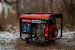 Генератор дизельний 7800 Bт Kraftwele SDG7800 1F ATS однофазовий, електростартер, стабілізація напруги, для будинку і офісу