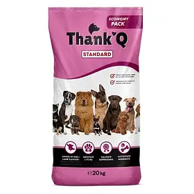 Сухий корм для дорослих собак Thank'Q Standart з ягням 20 кг.