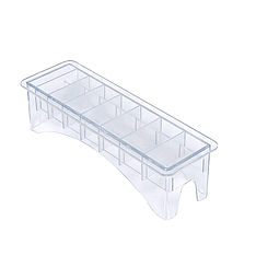 Пластикова підставка для восьми насадок Hots Professional Transparent Holder (HP08440-HT)