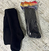 Махрові колготки для дітей у чорному кольорі 9,11,13 років