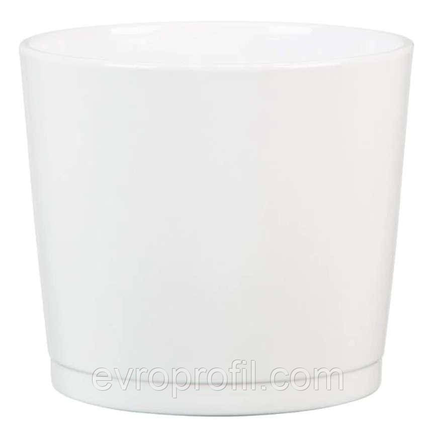 Кашпо для квітів Scheurich 883, кераміка, 15“ білий, фото 1