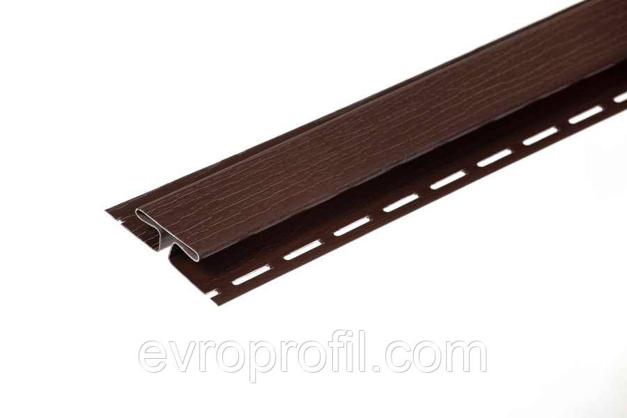 Планка FaSiding Standard/BlockHouse "з'єднувальна" "Коричневий", фото 1
