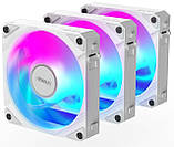 Вентилятор Gigabyte Aorus EZ Chain Fan 120 Ice 3-Pack White (GP-ECFAN1203 ICE), фото 2