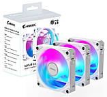 Вентилятор Gigabyte Aorus EZ Chain Fan 120 Ice 3-Pack White (GP-ECFAN1203 ICE), фото 7