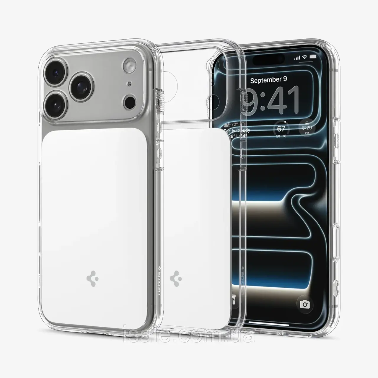 Захисний чохол Spigen Ultra Hybrid T MagSafe для iPhone 17 Pro Max (2025), ACS10077​​​​​​​, Clear White, фото 1