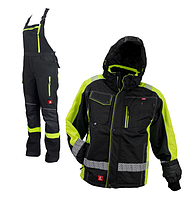 Спец одяг утеплений, Робочий костюм на зиму, Зимовий комплект спецодягу куртка та напівкомбінезон , польща, роба тепла, Urgent