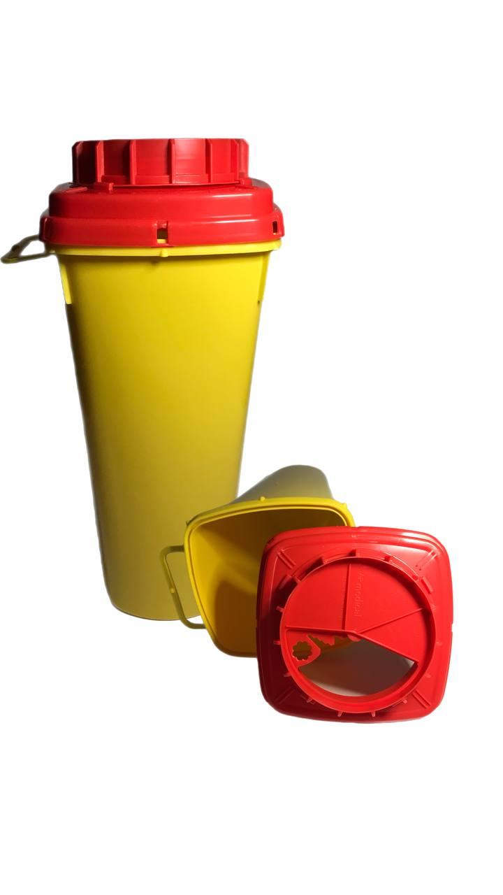 Контейнер для збору голок і медичних відходів 5л, фото 1