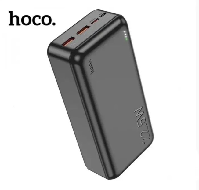 Повербанк Hoco J101А 20 000 mAh 22.5W QC3.0 Чорний, фото 1